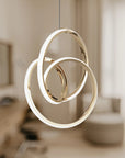 LAMPA WISZĄCA LED G076-1CP Złota 3