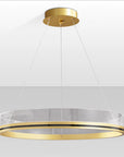 Lampa Wisząca APP1189-CP Złota 40cm 3