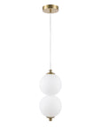 Lampa Sufitowa Wisząca LED LHJ117-2CP Złota Szczotkowana 3