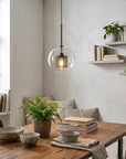 Lampa Wisząca Szklana Loft APP557-1CP 20cm Czarna 3