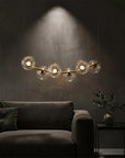 LAMPA SUFITOWA WISZĄCA G133-6CP Złota 3