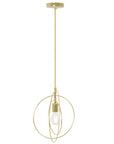 Lampa Sufitowa Metalowa Pierścieniowa APP286-1CP Złota 3