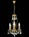 LAMPA SUFITOWA WISZĄCA EBT012-3CP ZŁOTA 3