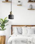 Lampa Sufitowa Wisząca Betonowa Lastri APP930-1CP Czarna 3