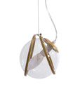 Lampa Wisząca APP1089-1CP Złota 3