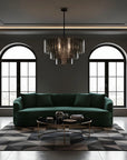 LAMPA SUFITOWA WISZĄCA APP1678-8CP SZARA 3