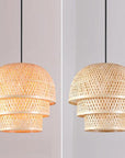 Lampa Wisząca Bambusowa APP1629-1CP 3