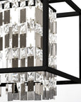 Lampa Kryształowa Wisząca App1112-4cp Czarna