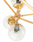 Lampa Sufitowa Wisząca Industrial App266-10c Złota