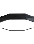 Lampa Plafon Diamond APP862-C 40 cm Czarna