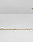 Lampa Wisząca Szklane Kule APP690-6CP Złota 3