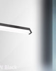 Lampa Kinkiet Łazienkowy Led Nad Lustro 12w 50cm App373-1w Czarna