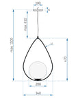 Lampa sufitowa nowoczesna loft APP938-1CP Czarna