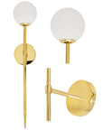Lampa Kinkiet 75cm App580-1w Złoty