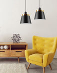 Lampa Sufitowa Wisząca Metalowa Loft APP293-1CP