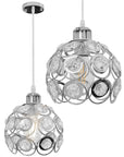 Lampa Wisząca Sufitowa Kryształowa App207-1c Chrom