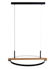 Lampa Led Wisząca Drewno App1530-cp 2