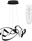Lampa sufitowa nowoczesna LED + PILOT EVE APP820-CP Czarna
