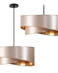 Lampa Wisząca 50cm APP970-1CP Beżowa