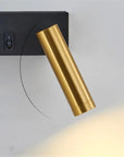 LAMPA ŚCIENNA KINKIET APP1439-W PRAWY BLACK GOLD 4