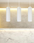 Lampa Sufitowa Wisząca Szklana APP665-1CP Biała 4