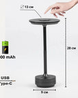 Lampka Nocna APP1373-T Szara 4