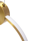 LAMPA SUFITOWA WISZĄCA LED APP1397-CP OLD GOLD 40cm 4