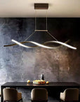 LAMPA SUFITOWA WISZĄCA LED LHJ020-CP CZARNA 4