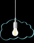 LAMPA WISZĄCA CHMURKA BŁĘKITNA 4