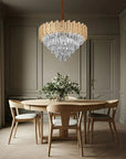 Lampa Wisząca Z Kryształami G050-CP 50CM GOLD 4