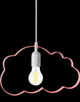 LAMPA WISZĄCA CHMURKA JASNORÓŻOWA 4