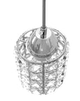 Lampa Sufitowa Kryształ APP727-1CP Srebrna 4