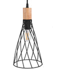 LAMPA SUFITOWA WISZĄCA APP1268-1CP Czarna 4