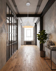Lampa Sufitowa Wisząca Metalowa APP237-1CP Biała 4