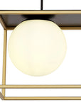 Lampa Sufitowa Czarno Złota APP1164-3CP 4
