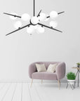 Lampa Wisząca APP999-12CP Czarna 4