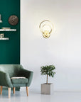 LAMPA ŚCIENNA KINKIET LED APP1043-W Złota 4
