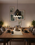 Lampa Sufitowa Wisząca Metalowa APP338-1CP Czarna 4
