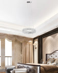 LAMPA WISZĄCA LED MS016-CP Chrom 47cm 4