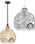 LAMPA WISZĄCA SUFITOWA KRYSZTAŁOWAA APP208-1C Złota 4