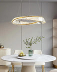 KRYSZTAŁOWA LAMPA SUFITOWA LED APP1064-1CP 4