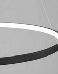 LAMPA SUFITOWA WISZĄCA LHJ011-CP 40cm Czarna 4