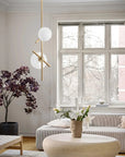 LAMPA SUFITOWA WISZĄCA Gold APP1666-2CP 4