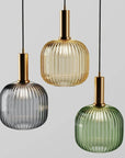 Lampa Sufitowa Wisząca Szklana APP462-1CP Zielona 4