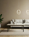 LAMPA WISZĄCA LED G021-CP Złota 4