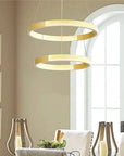 LAMPA SUFITOWA WISZĄCA KRYSZTAŁOWA LED LHJ044-CP2 ZŁOTA 4