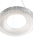 LAMPA WISZĄCA LED MS001-CP Różowe Złoto 40cm 4
