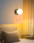 LAMPA ŚCIENNA KINKIET APP1756-1W BRUSH GOLD WHITE 4