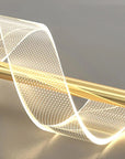 LAMPA SUFITOWA WISZĄCA LED APP1550-CP GOLD 4