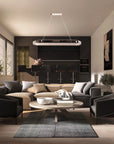 LAMPA WISZĄCA LED APP1751-CP Złota 90 Cm 4